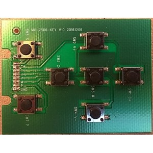 BLAUPUNKT BP6500AU9100 KEY BOARD MX-75K6-KEY